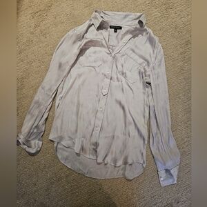Banana Republic Light Gray Classic Fit Shirt